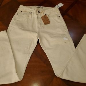NWT Abercrombie kids boys 15/16 slim taper fit jeans
